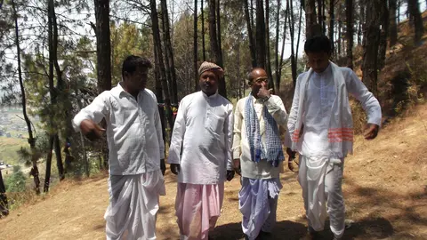 From left  1. Shambhu 2. Triyogi 3. Manbodh 4. Dinesh