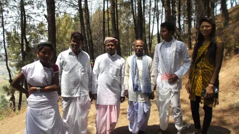 From left  1. Kalpna 2. Shambhu 3. Triyogi 4. Manbodh 5. Dinesh 6. Aruna